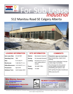 512 Manitou Road SE - RE/MAX Complete Commercial