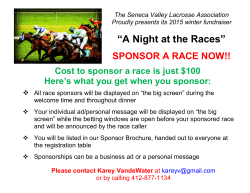 “A Night at the Races” - Seneca Valley Lacrosse Association