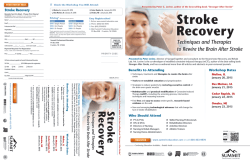 Stroke Recovery - Summit Professional Education