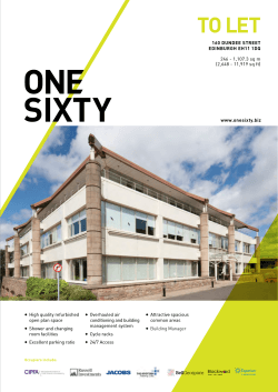 TO LET - ONESIXTY