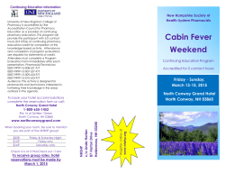 cabin fever weekend