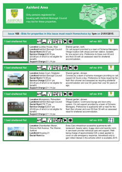 Issue 168 - Bids for properties in this issue must reach Homechoice