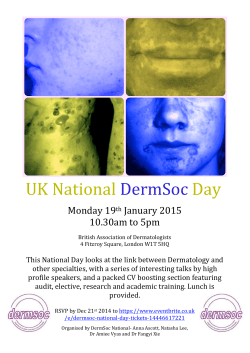 UK National DermSoc Day - British Association of Dermatologists