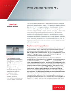 Oracle Database Appliance X5