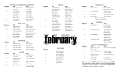 February Helpers