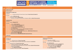 Zurich Agenda