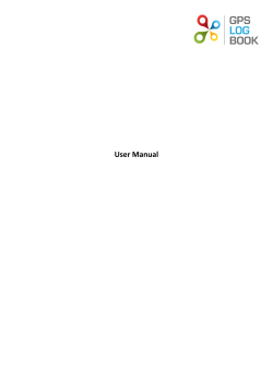 User Manual - GPS Log Book
