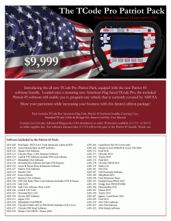 Introducing the all new TCode Pro Patriot Pack, equiped with the