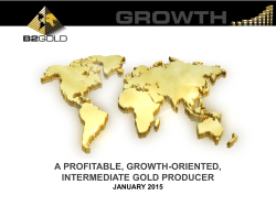 a profitable, growth-oriented, intermediate gold