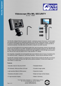 Videoscope IRis MIL SECURITY