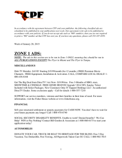 ZONE 1 ADS: - Community Papers of Florida