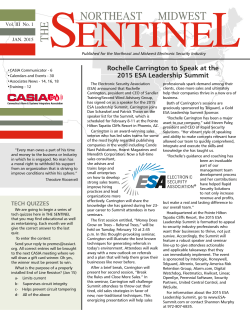 January 2014 The Sentinel