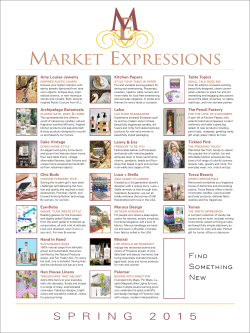 Market Expressions Spring 2015 Preview (1.5MB PDF)