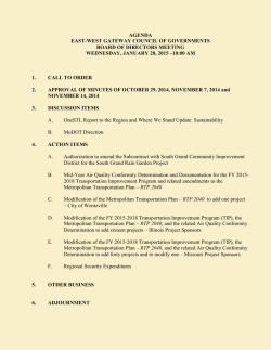 Board Packet - East-West Gateway Council of Governments