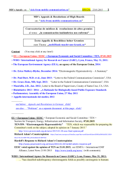 sick-from-mobile-communication.eu” Convocatorias de médicos