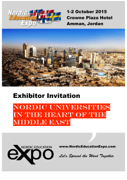 Invitation Letter - Nordic Education Expo