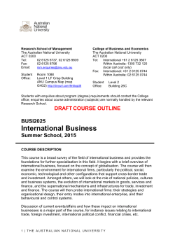 PDF 246KB - Research School of Management