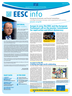 www.eesc.europa.eu ww - EESC European Economic and Social