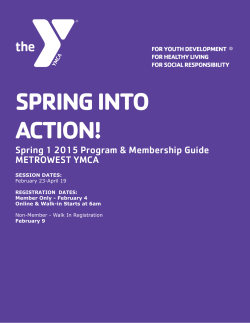 SPRING INTO ACTION!