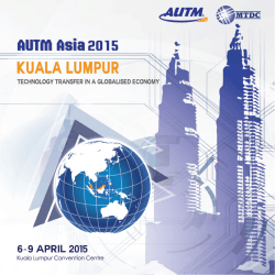 Untitled - AUTM Asia 2015