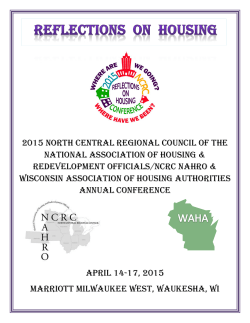 WAHA/NCRC Registration - Wisconsin Association of Housing