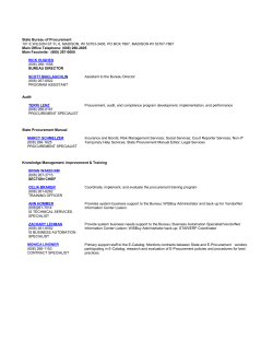 State Bureau of Procurement