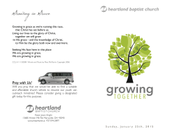 Growing in Grace - Heartland Baptist Church