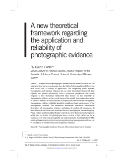 A new theoretical framework regarding the application and reliability