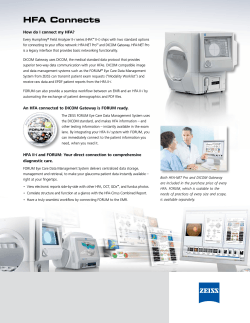 HFA Connects - Carl Zeiss Meditec