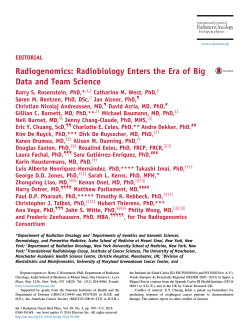 - International Journal of Radiation Oncology * Biology