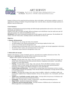Art Survey Course Syllabus: Objectives, Media, & Grading