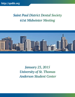 Seminars - Saint Paul District Dental Society