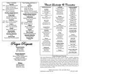 Prayer Requests - Covenant United Reformed Church
