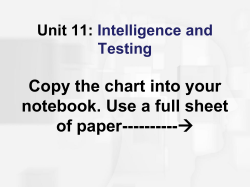 Unit 11-intelligence-testing 2014-15