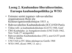 WTO DDA - Euroakadeemia