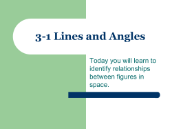 Lines and Angles PowerPoint