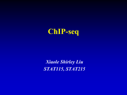 ChIP-Seq - stat115.org