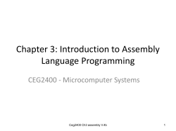 3) Assembly Language