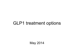 GLP starts - PowerPoint presentation 2014