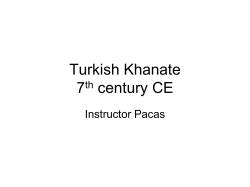 Turkish Khanate 7th century CE
