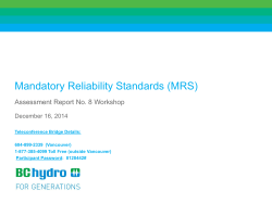 Assessment Report 8 Workshop Presentation