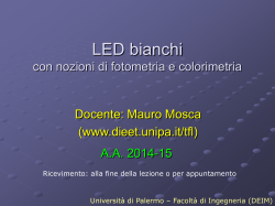 Diapositiva 1 - dieet - Università di Palermo