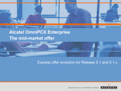 Express Quote - Alcatel-Lucent Business Portal Website