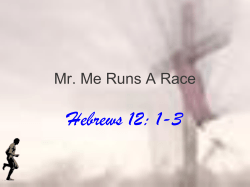 Mr. Me Runs A Race