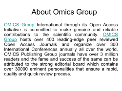 e - OMICS Group Conferences