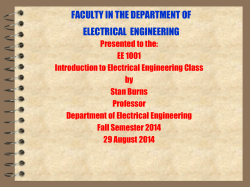 faculty in the department of electrical