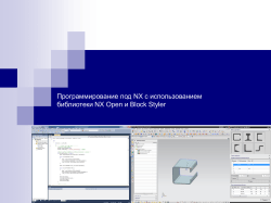 NX Open Block Styler