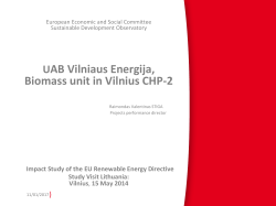 Vilnius - EESC European Economic and Social Committee