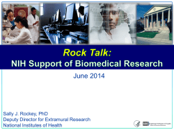 Rock Talk PPT - NIH Regional Seminar 2014