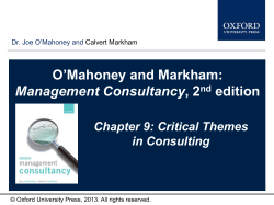 09 Critical Themes in Consultancy